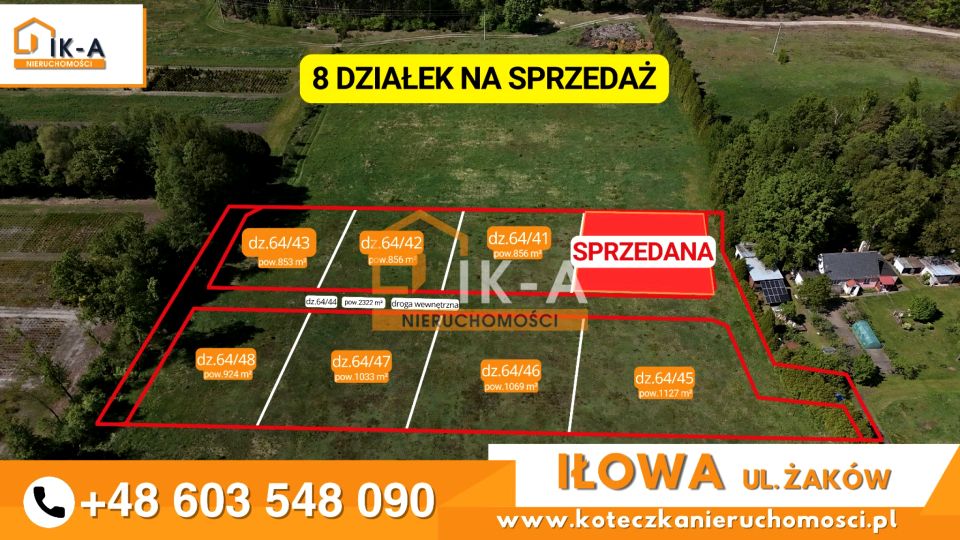Działka budowlana Iłowa
