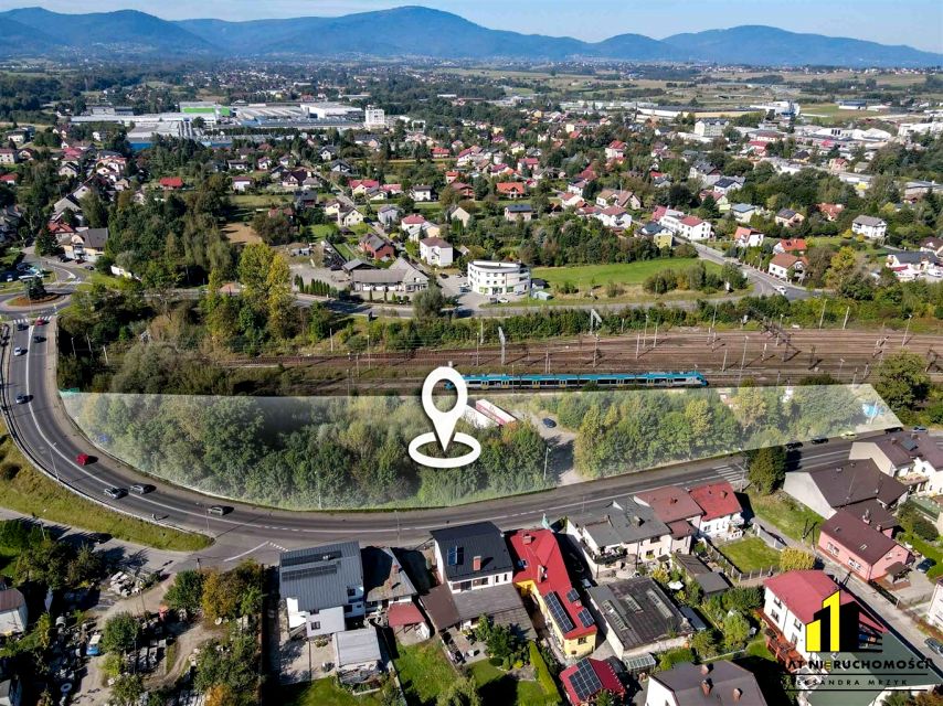 Zabudowana działka Żywiec