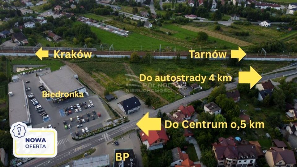 Działka usługowa Bochnia