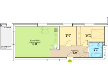 Mieszkanie Zielona Góra