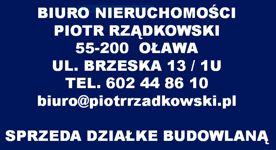Działka Oława
