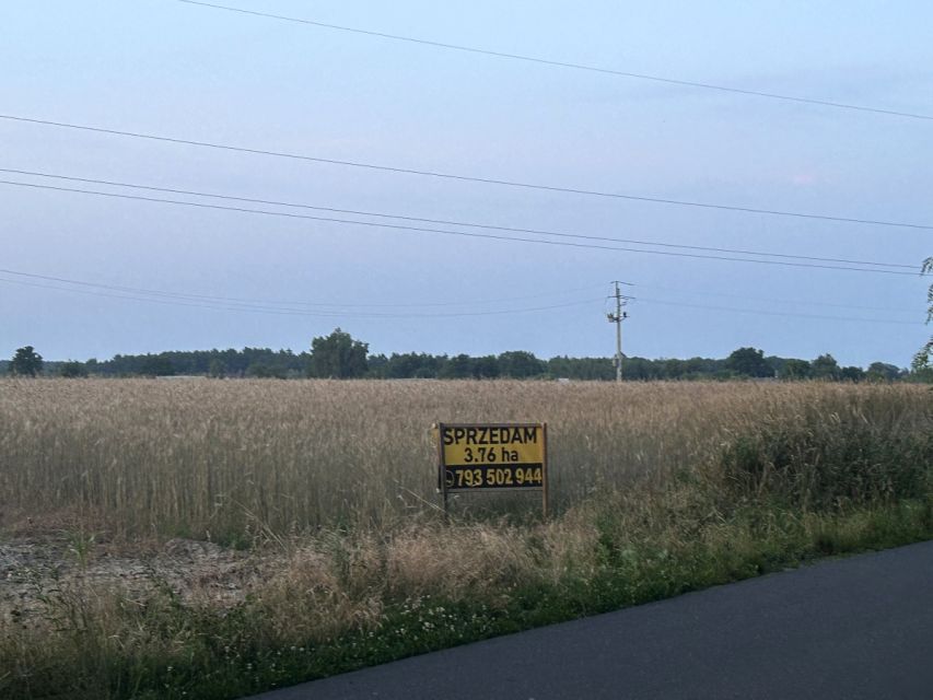 Działka inna Poddębice