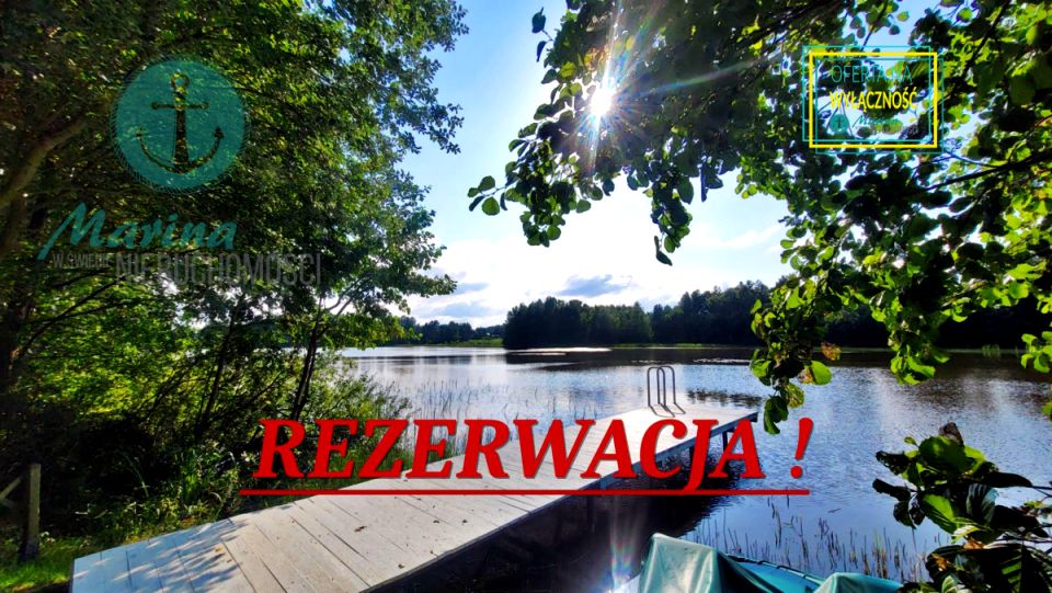 Działka nad jeziorem