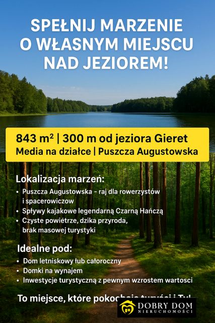 Działka budowlana Giby