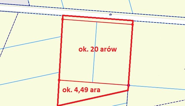Działka budowlana Domecko