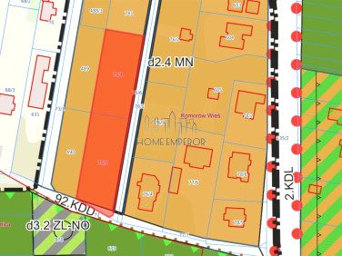 Pusta działka Komorów