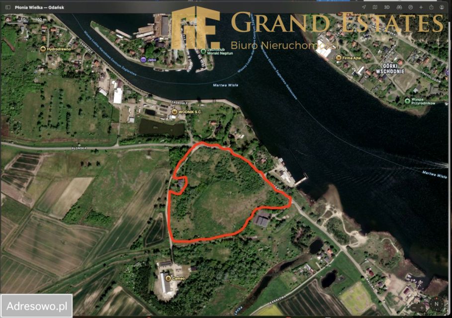 Działka przemysłowa Gdańsk