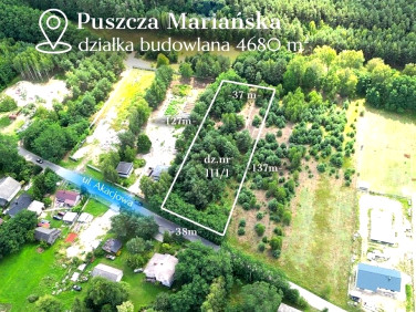 Działka budowlana Puszcza Mariańska