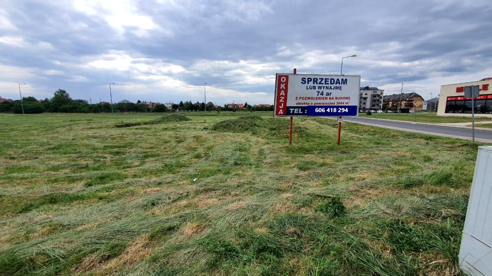 Działka inwestycyjna Polkowice