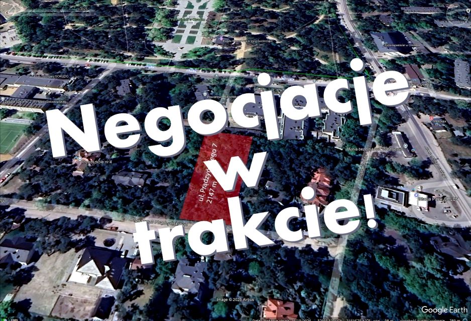 Zabudowana działka Otwock