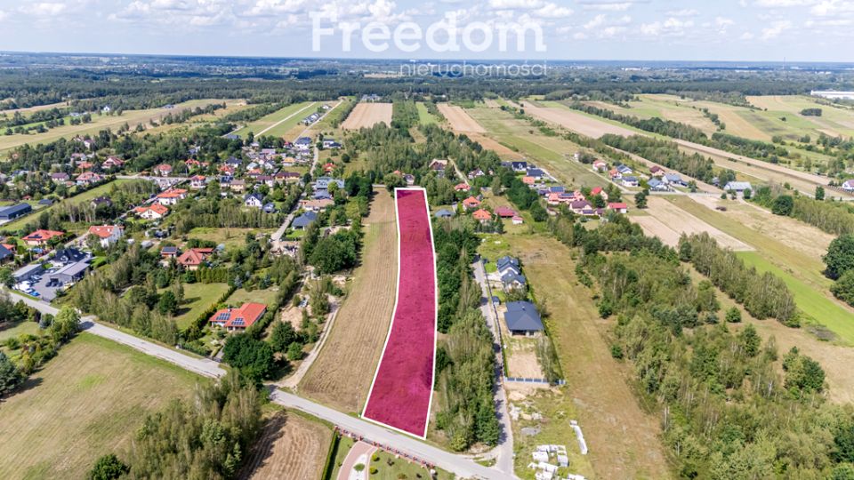 Działka przy lesie