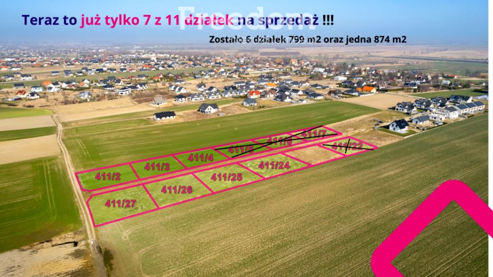 Działka budowlana Różyny