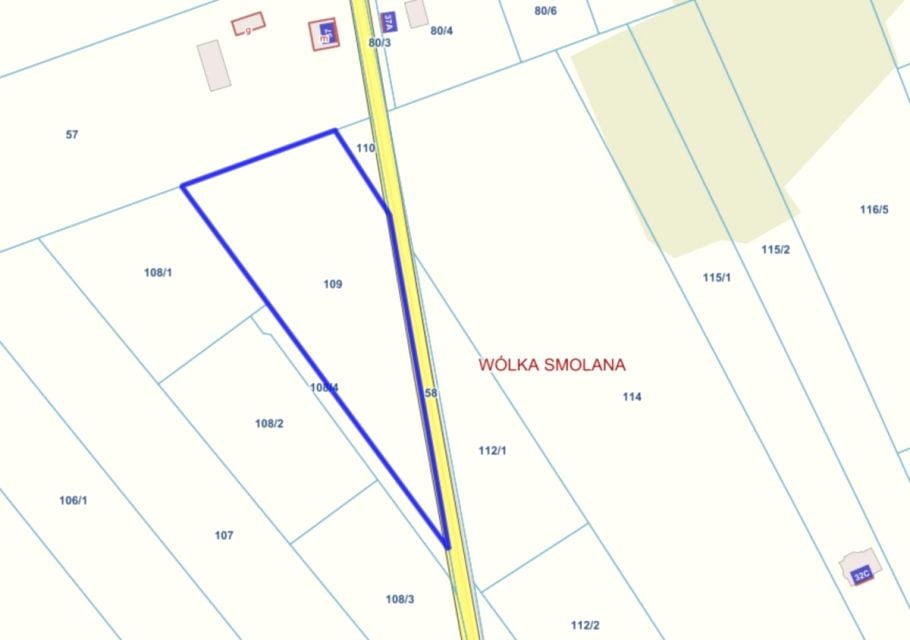Działka budowlana Wólka Smolana