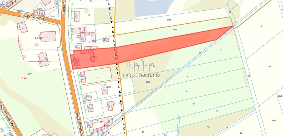 Ogrodzona działka sprzedam