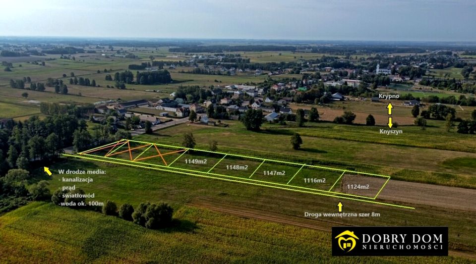 Działka budowlana Krypno Kościelne