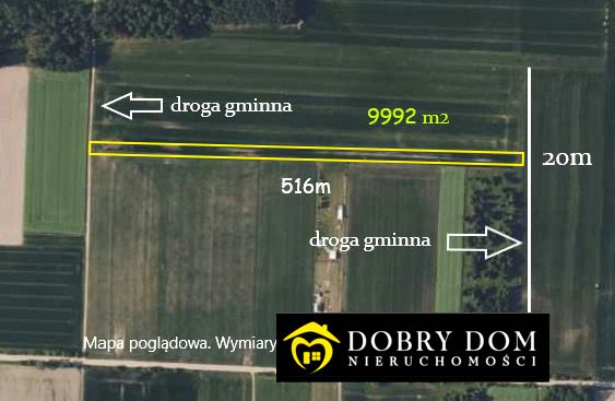 Działka rolna Tryczówka