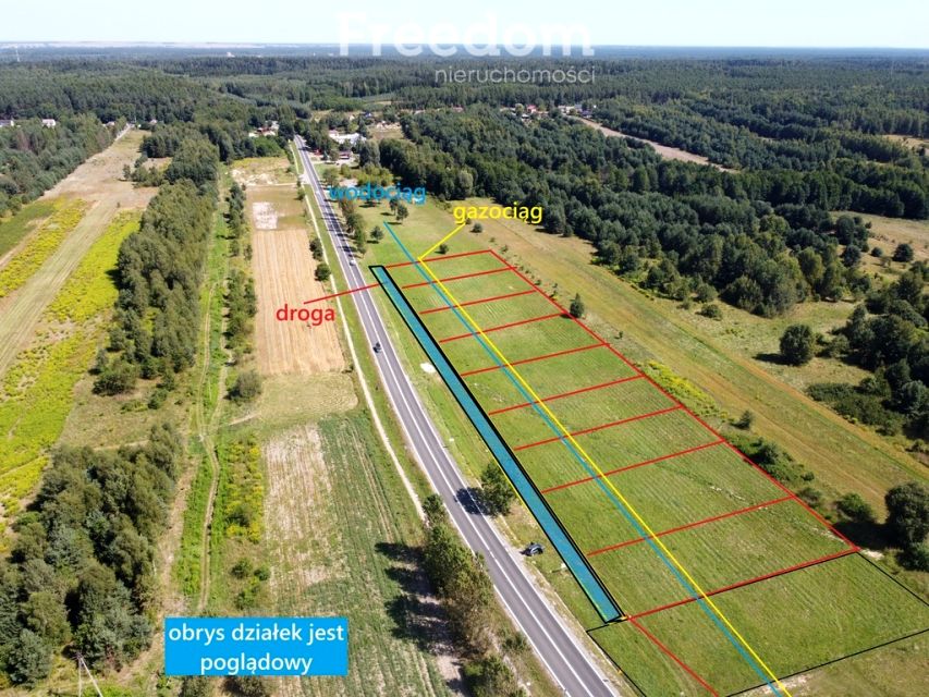 Działka budowlana Lubienia