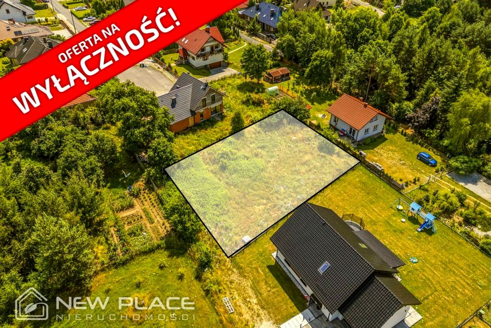Działka przy lesie