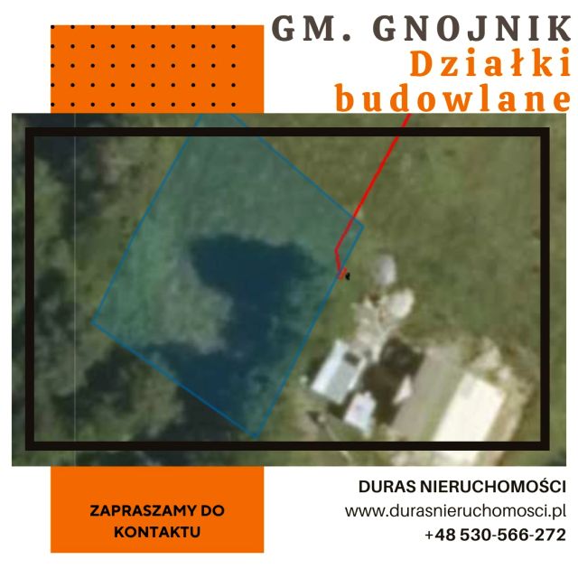 Działka budowlana Gnojnik sprzedam