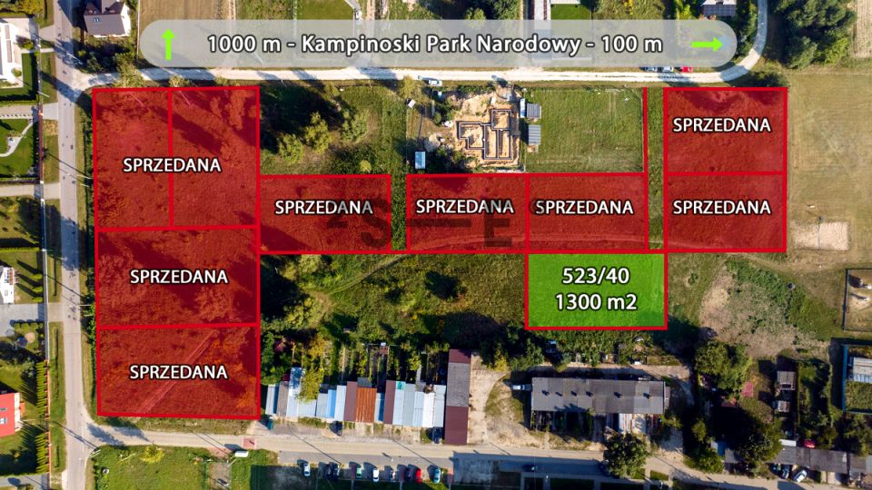 Działka budowlana Zaborówek