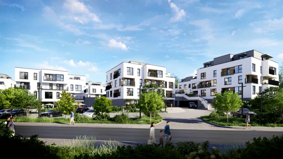 Mieszkanie blok mieszkalny przy lesie