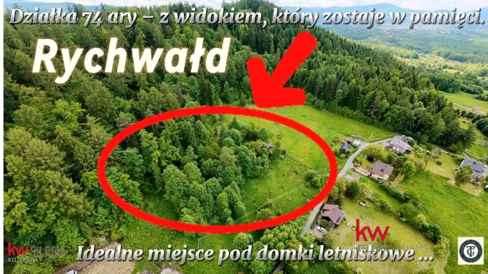 Działka rekreacyjna Rychwałd