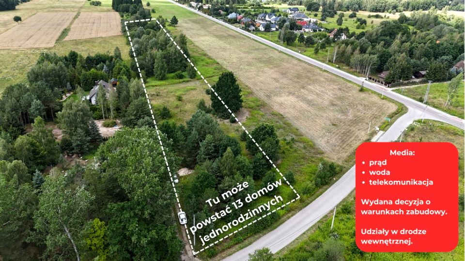 Działka budowlana Wągrodno sprzedam