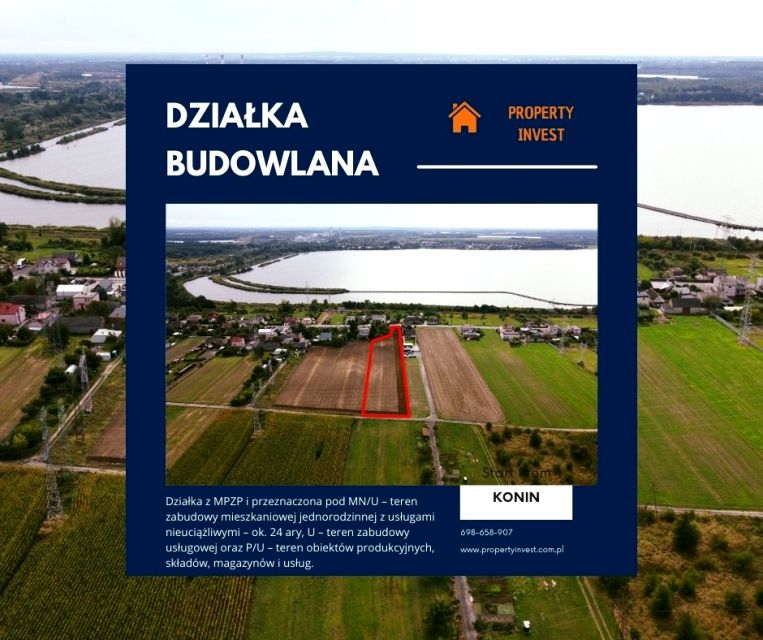 Działka budowlana Konin