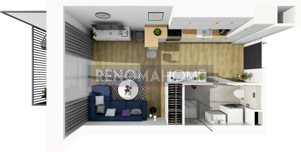 Mieszkanie apartamentowiec przy lesie