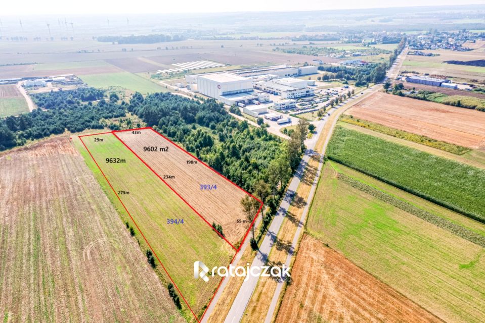 Działka przemysłowa Łebcz