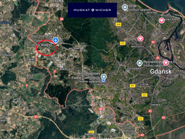 Działka usługowa Gdańsk