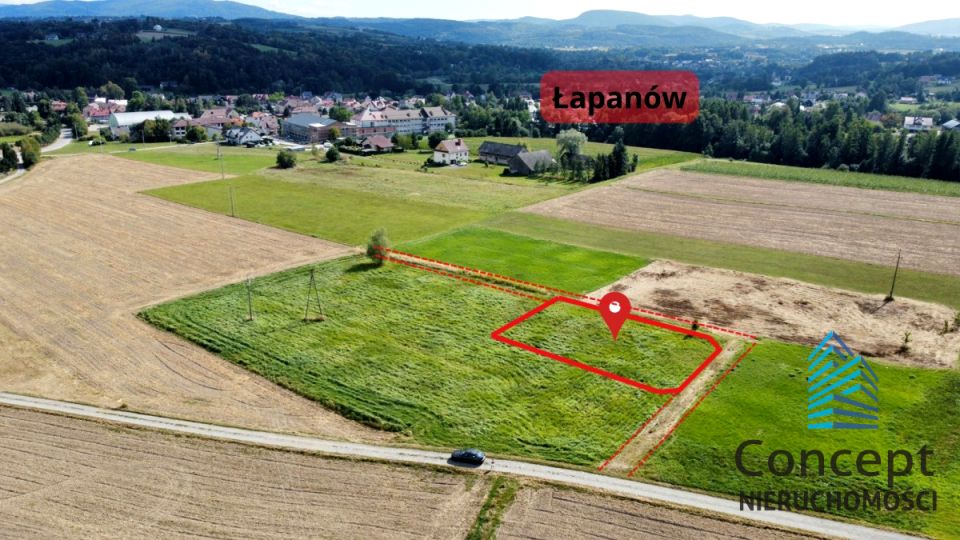 Działka budowlana Łapanów