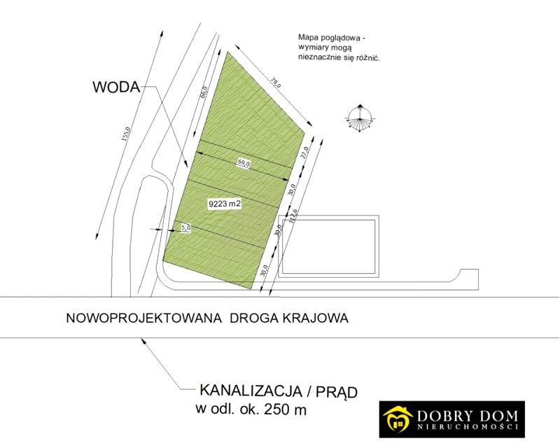 Działka inwestycyjna Nowe Aleksandrowo