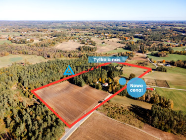Działka nad jeziorem