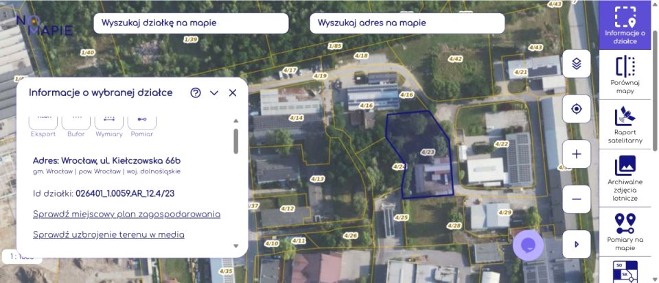 Działka przemysłowa Wrocław