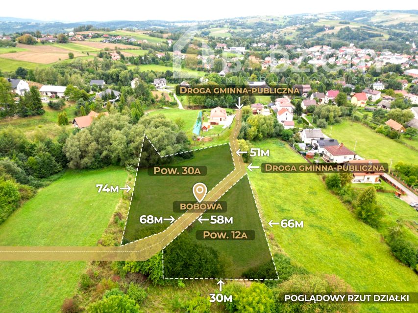 Działka budowlana Bobowa