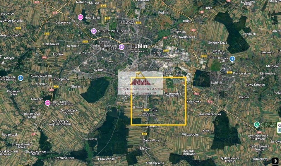 Działka Abramowice Kościelne