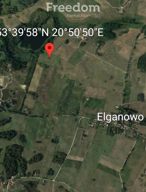 Działka rekreacyjna Elganowo