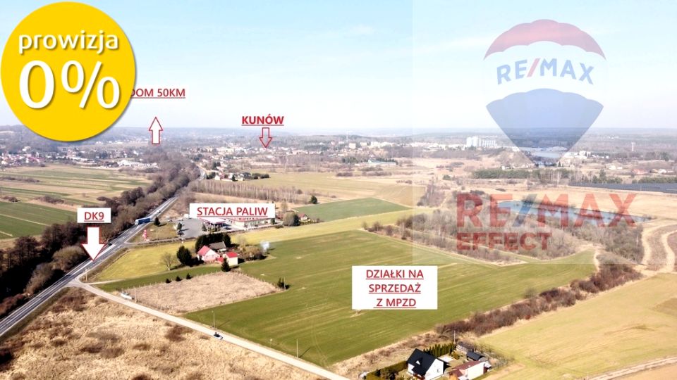 Działka budowlana Kunów sprzedam