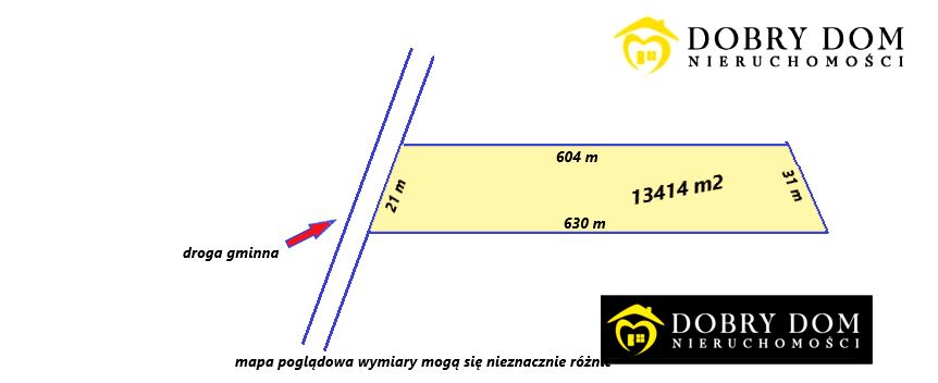 Działka leśna Szumowo