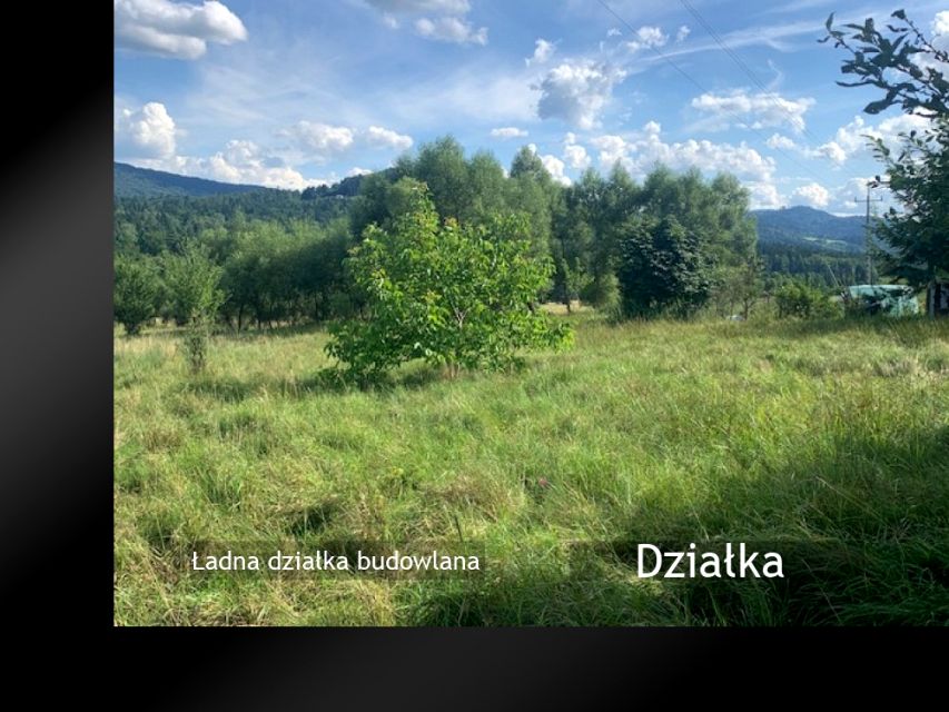 Działka budowlana Hucisko