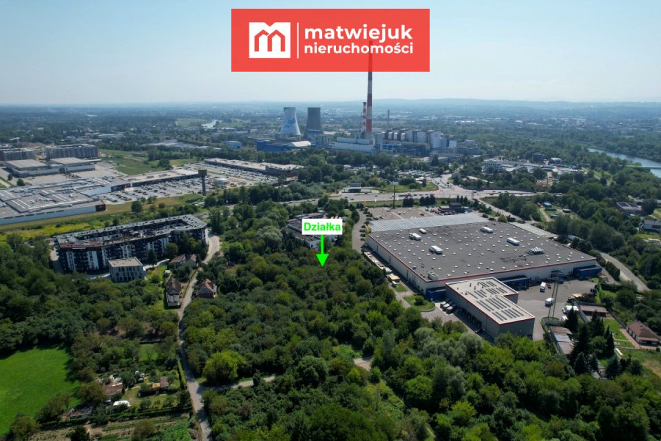 Działka usługowa Kraków