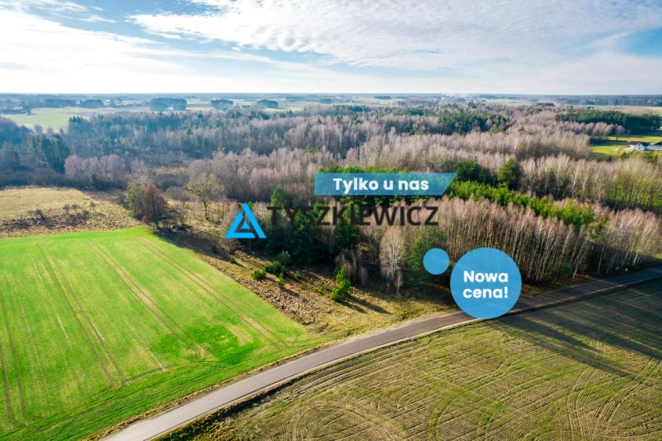 Działka przy lesie