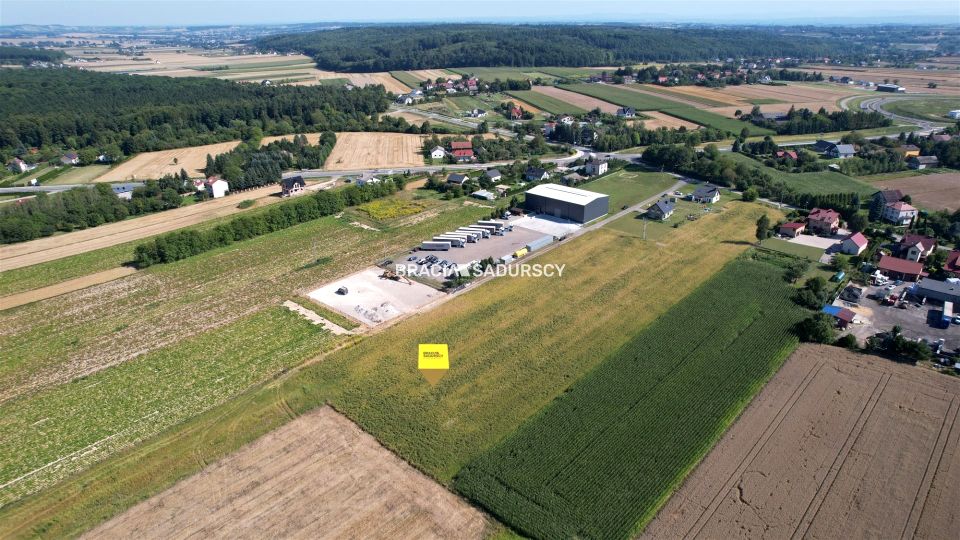 Działka usługowa Widoma