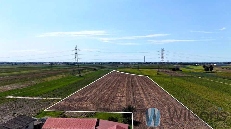 Działka inwestycyjna Pogroszew sprzedam