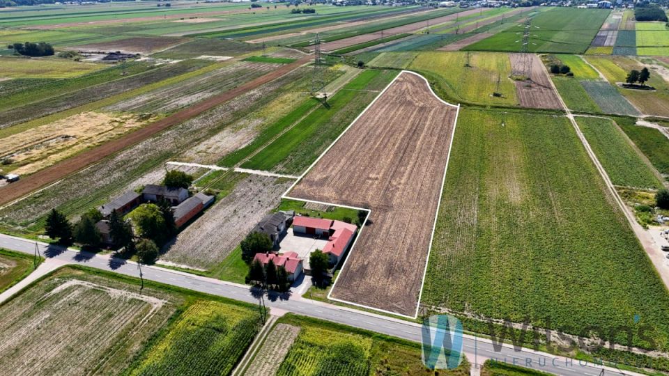 Działka inwestycyjna Pogroszew