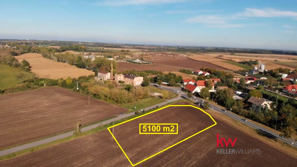 Działka usługowa Rolantowice