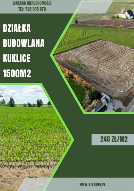 Działka budowlana Kuklice