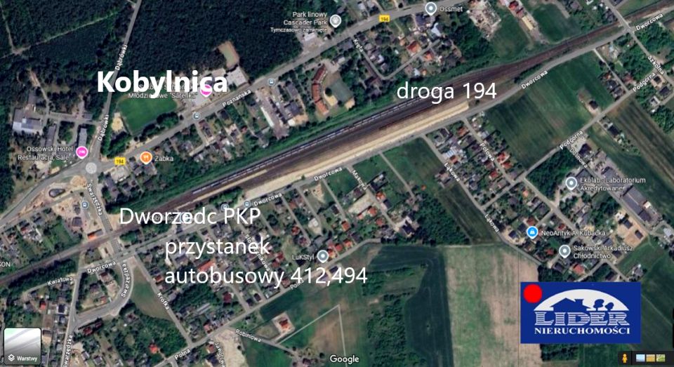 Działka inwestycyjna Kobylnica