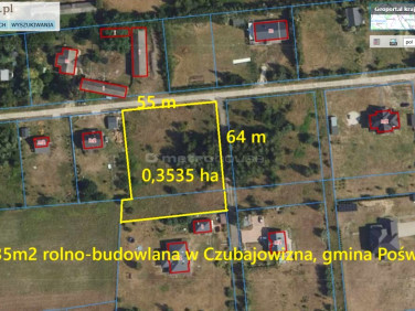 Działka budowlano-rolna Czubajowizna